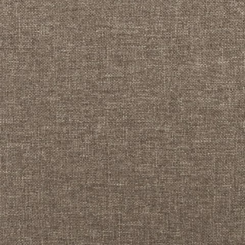 VidaXL Łóżko kontynentalne z materacem, taupe, tkanina, 80x200 cm