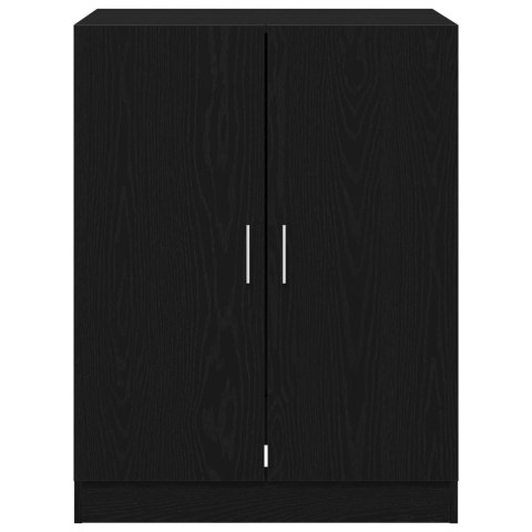 SZAFKA ŁAZIENKOWA NA PRALKĘ CZARNY DĄB 70.5X71.5X181.5CM