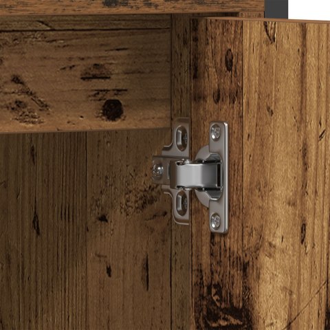 ZESTAW MEBLI ŁAZIENKOWYCH 3 CZĘŚCIOWY STARE DREWNO