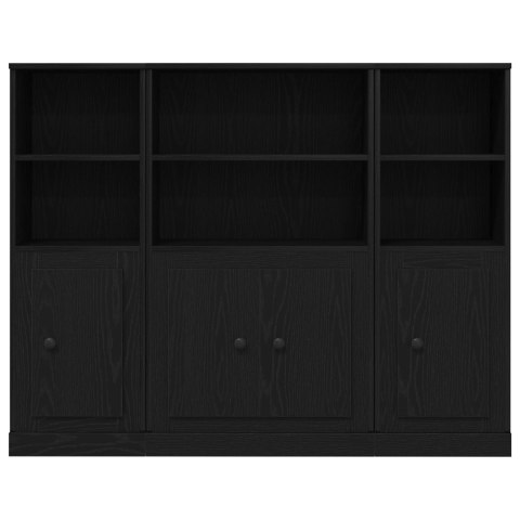 WYSOKA SZAFKA CZARNY DĄB 132X35,5X103,5CM