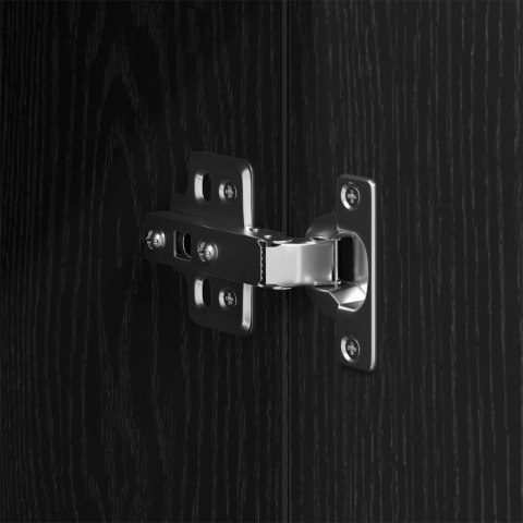 ZESTAW MEBLI ŁAZIENKOWYCH 3 CZĘŚCIOWY CZARNY DĄB