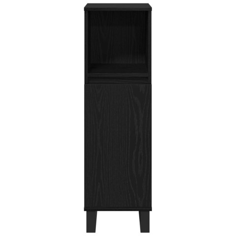 ZESTAW MEBLI ŁAZIENKOWYCH 3 CZĘŚCIOWY CZARNY DĄB