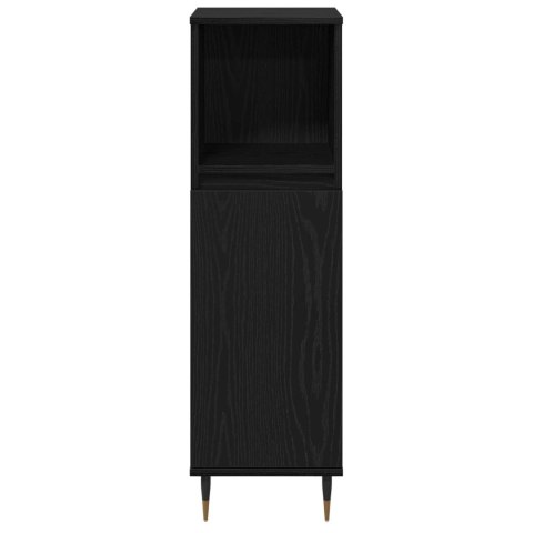 ZESTAW MEBLI ŁAZIENKOWYCH 3-CZĘŚCIOWY CZARNY DĄB