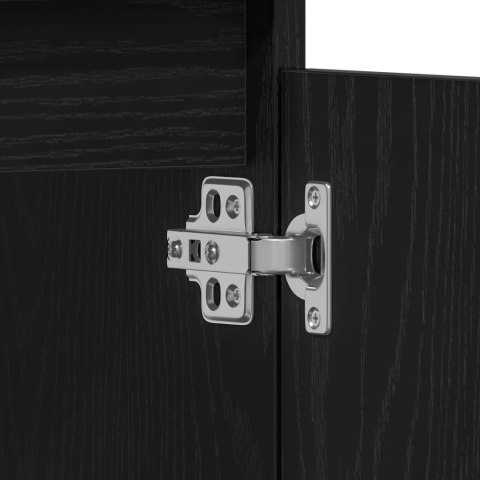 ZESTAW MEBLI ŁAZIENKOWYCH 3-CZĘŚCIOWY CZARNY DĄB