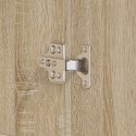SZAFKA NA BUTY SONOMA OAK 80X39X180CM DREWNO TECHNICZNE