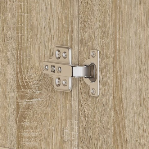 SZAFKA NA BUTY SONOMA OAK 80X39X180CM DREWNO TECHNICZNE
