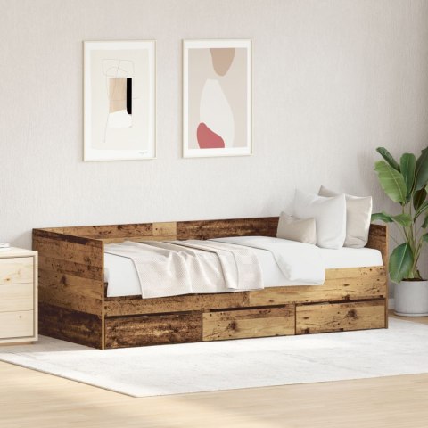 DAYBED STARE DREWNO DREWNO INŻYNIERYJNE 90X 190CM SOLIDNY