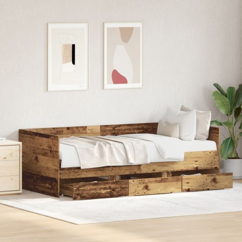 DAYBED STARE DREWNO DREWNO INŻYNIERYJNE 90X 190CM SOLIDNY