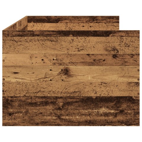 VidaXL Rustykalny tapczan Stare drewno Drewno inżynieryjne 90 x 200 cm