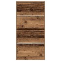SZAFKA NA BUTY STARY STYL DREWNO KOMPOZYTOWE 80X21X163.5CM