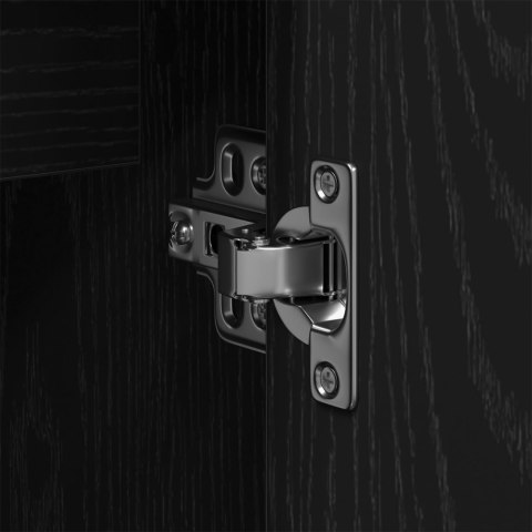 ZESTAW MEBLI ŁAZIENKOWYCH 2 CZĘŚCIOWY CZARNY DĄB