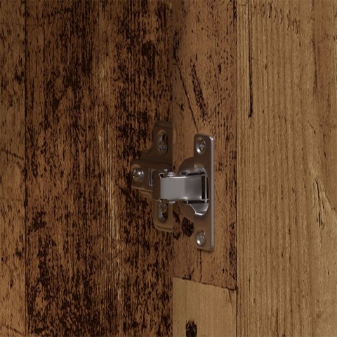 ZESTAW MEBLI ŁAZIENKOWYCH 4 ELEMENTY STARE DREWNO