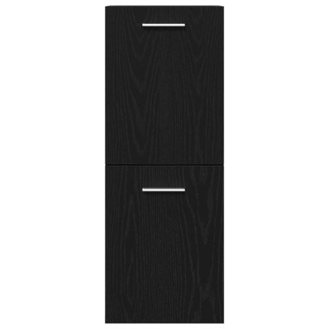 ZESTAW MEBLI ŁAZIENKOWYCH 4 CZĘŚCIOWY DĄB CZARNY