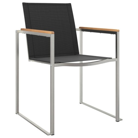 7-CZĘŚCIOWY ZESTAW DO JADALNI OGRODOWEJ Z LITEGO DREWNA TEKOWEGO STÓŁ DO JADALNI 150X90X75CM Z LITEGO DREWNA TEK