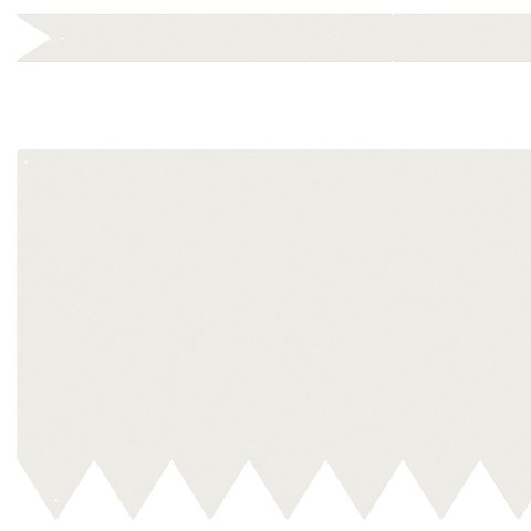 VidaXL Obramowania trawnika 50 szt. Białe 100x0.5x30 cm Plastikowe