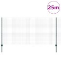 EURO PŁOT Z 11 SŁUPKAMI ZIELONY 1,2X25M STAL