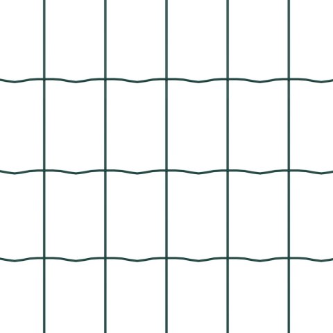 PŁOT Z 11 SŁUPKAMI U ZIELONY 0,6X25M STAL