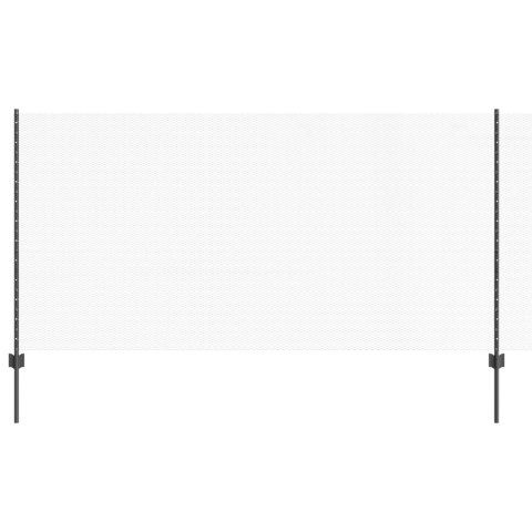 ZESTAW PŁOTÓW OGRODOWYCH ZESTAW 2 SZARY STAL MALOWANA PROSZKOWO