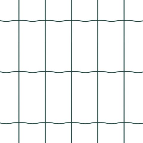 EURO PŁOT Z 13 WBIJANYMI SŁUPKAMI 0.6X50M STAL GALWANIZOWANA ZIELONA