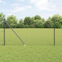 EURO FENCE Z 13 KOTWAMI 1,2X 25M ZE STALI OCYNKOWANEJ SZAREJ