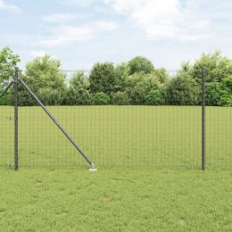 EURO FENCE Z 13 KOTWAMI 1,2X 25M ZE STALI OCYNKOWANEJ SZAREJ