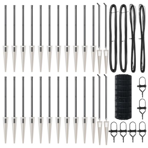 EURO PŁOT Z 13 STOPY PŁOTÓW 0.6X50M STAL GALWANIZOWANA SZARY