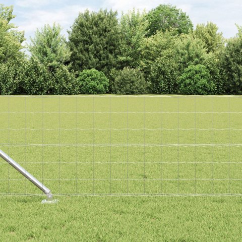 EURO FENCE Z 13 PALAMI Z KOLCAMI 0.6X50M ZE STALI OCYNKOWANEJ