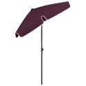 PARASOL PLAŻOWY CZERWONY 180X120CM