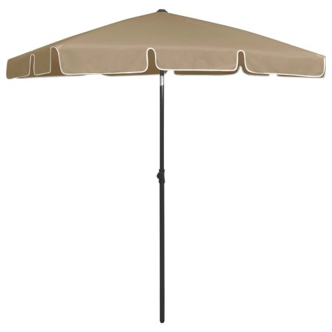 PARASOL PLAŻOWY TAUPE 180X120CM