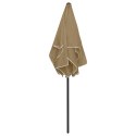 PARASOL PLAŻOWY TAUPE 180X120CM