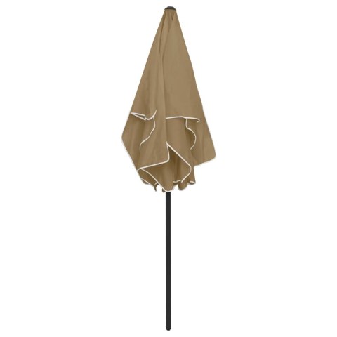 PARASOL PLAŻOWY TAUPE 180X120CM