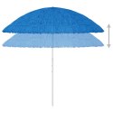 PARASOL PLAŻOWY NIEBIESKI 300CM