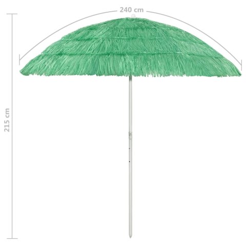 PARASOL PLAŻOWY ZIELONY 240CM