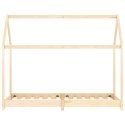 RAMA ŁÓŻKA DZIECIĘCEGO DREWNO SOSNOWE 70X140CM