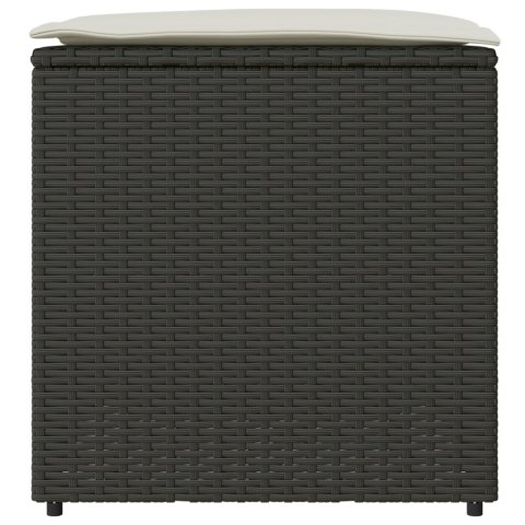 SKRZYNIA DO PRZECHOWYWANIA NA ZEWNĄTRZ CZARNA I KREMOWA