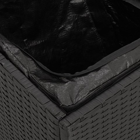 SKRZYNIA DO PRZECHOWYWANIA NA ZEWNĄTRZ CZARNA I KREMOWA