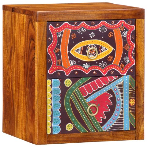 SZAFKA NOCNA 35X30X40CM LITE DREWNO AKACJOWE