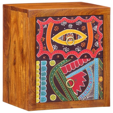 SZAFKA NOCNA 35X30X40CM LITE DREWNO AKACJOWE