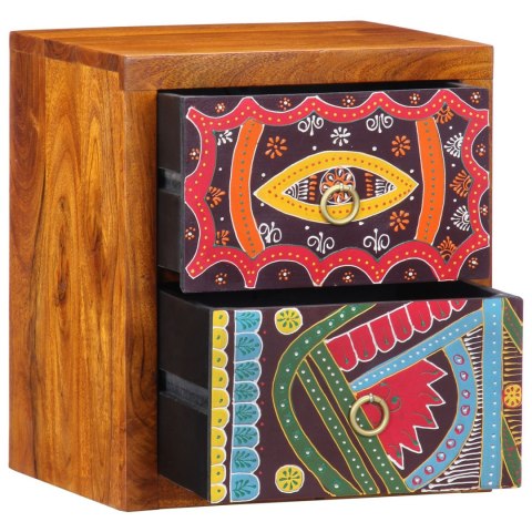 SZAFKA NOCNA 35X30X40CM LITE DREWNO AKACJOWE