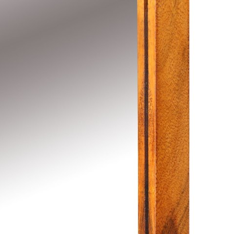 TOALETKA Z LUSTREM MIODOWY BRĄZ LITE DREWNO AKACJOWE