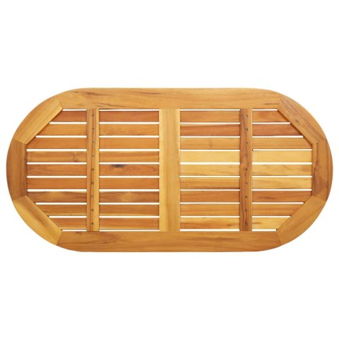 BLAT 110X55X2,2CM OWALNY Z LITEGO DREWNA AKACJOWEGO