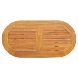 BLAT 80X40X2,2CM OWALNY Z LITEGO DREWNA AKACJOWEGO