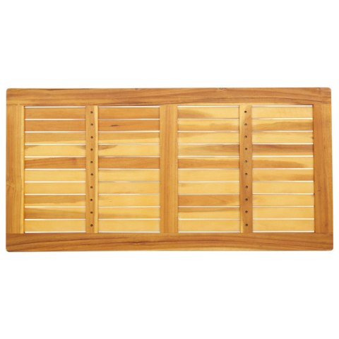 BLAT STOŁU 110X55X2CM PROSTOKĄTNY LITE DREWNO AKACJOWE