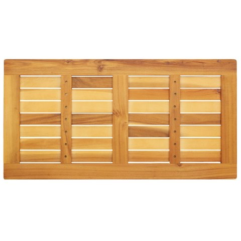 BLAT STOŁU 90X45X2,2CM PROSTOKĄTNY Z LITEGO DREWNA AKACJOWEGO