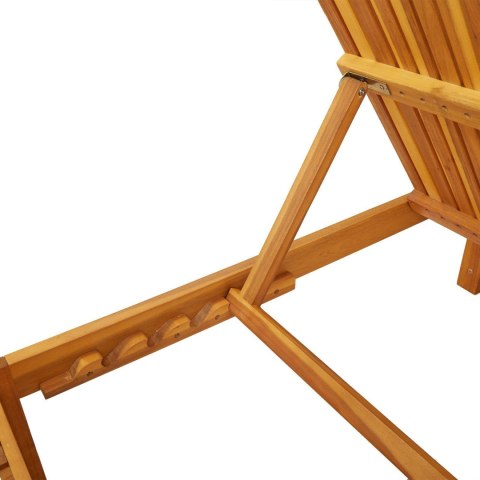 LEŻAK 200X55X30CM Z LITEGO DREWNA AKACJOWEGO