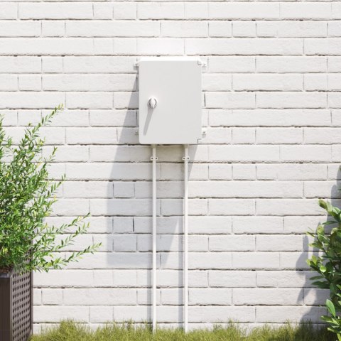 SKRZYNKA KONTROLNA IP65 WODOODPORNA SZARA 21X13X28CM Z PLASTIKU ABS