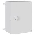 SKRZYNKA KONTROLNA IP65 WODOODPORNA SZARA 21X13X28CM Z PLASTIKU ABS