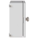 SKRZYNKA KONTROLNA IP65 WODOODPORNA SZARA 21X13X28CM Z PLASTIKU ABS