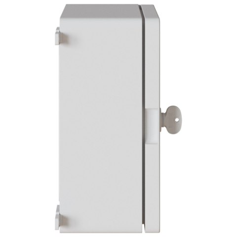 SKRZYNKA KONTROLNA IP65 WODOODPORNA SZARA 21X13X28CM Z PLASTIKU ABS