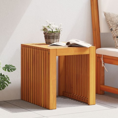 STOLIK OGRODOWY 43X36X40CM Z LITEGO DREWNA TEKOWEGO